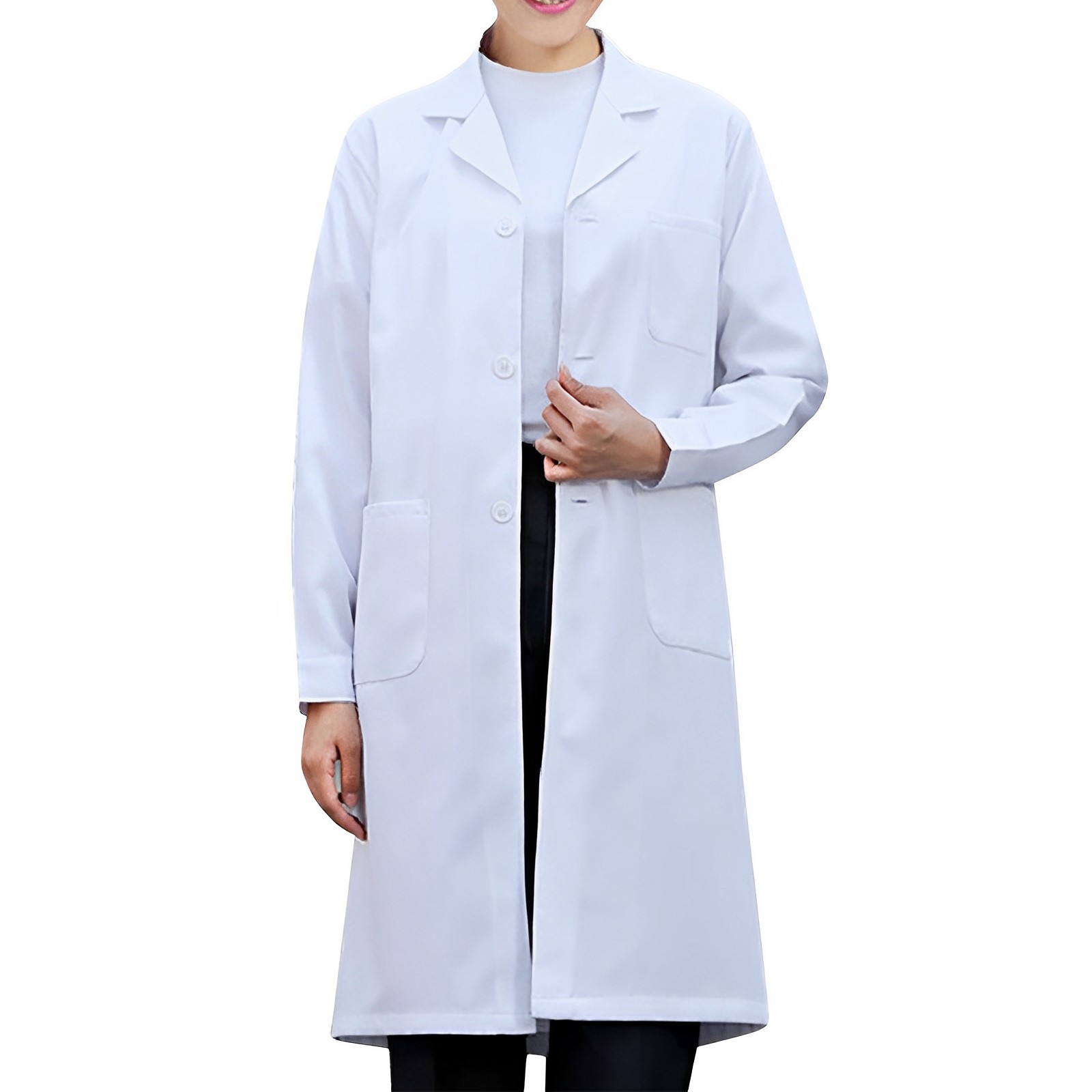 White Lab Coat For Women Men S - đánh giá và giá Medical Lab Gown