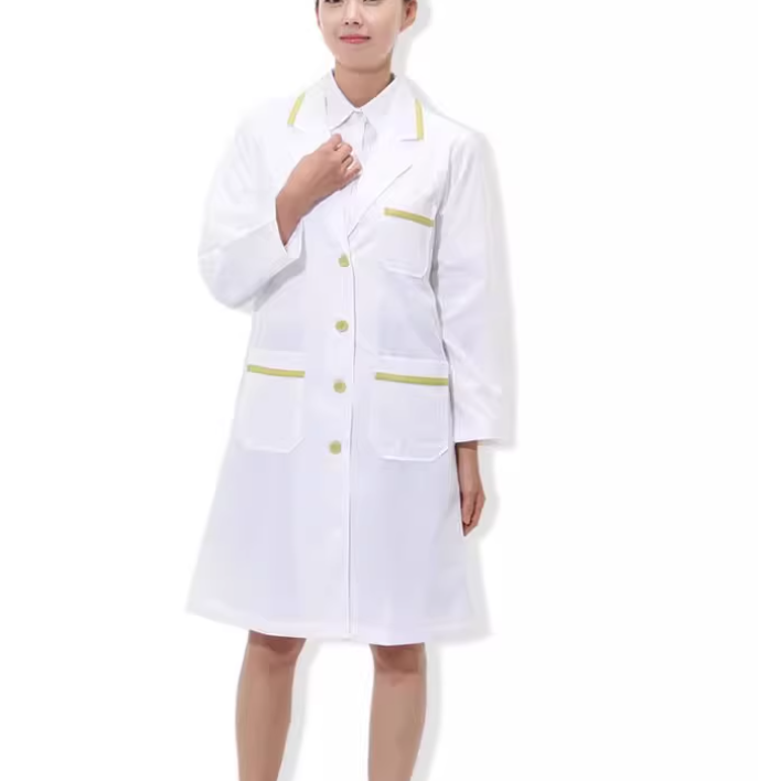 Doctor Uniform White Gown Man  - đánh giá và giá Medical Lab Gown