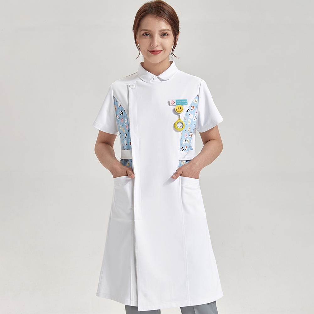 Anti Static Printed Nurse Lab  - đánh giá và giá Medical Lab Gown