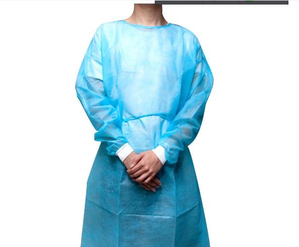 Knitted cuffs 10 pcs disposabl - đánh giá và giá Medical Lab Gown