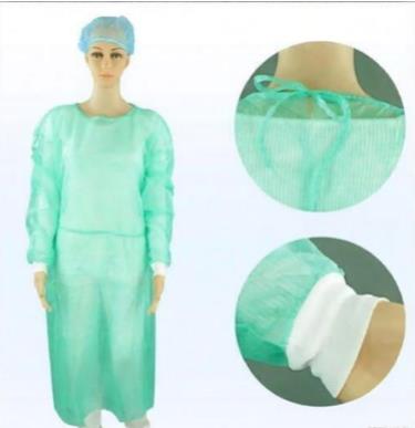 Knitted cuffs 10 pcs disposabl - đánh giá và giá Medical Lab Gown