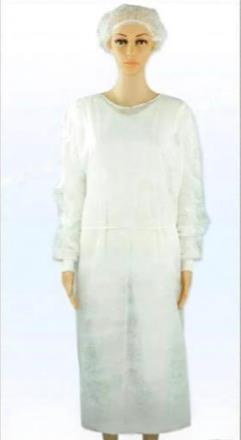 Knitted cuffs 10 pcs disposabl - đánh giá và giá Medical Lab Gown